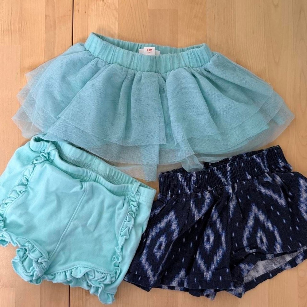 Baby girl shorts bundle Size 6-9 months